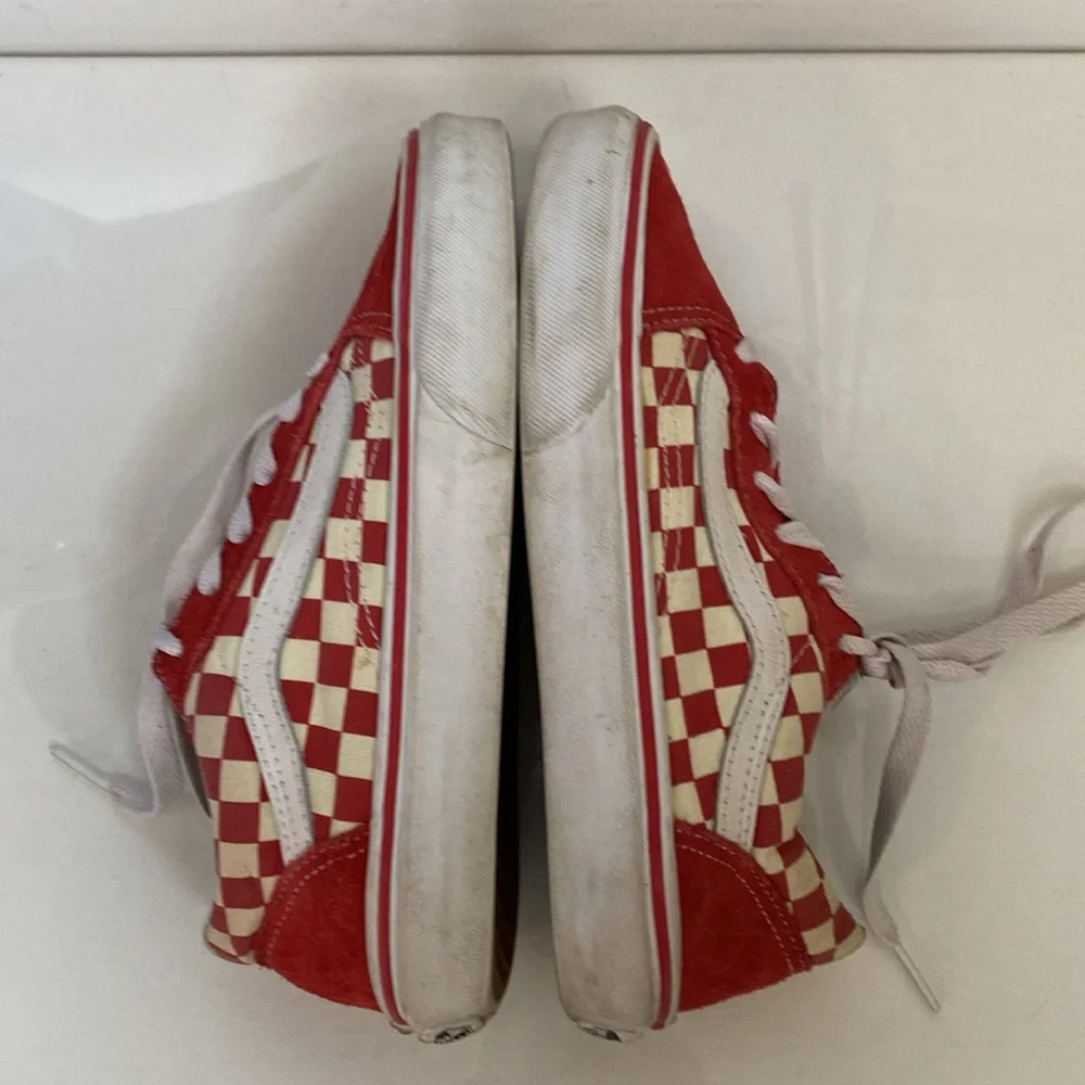 Youth Vans Old Skool Checkerboard sneakers size 3.5 - Picture 7 of 16